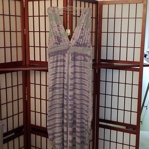 Bamboo Halter Maxi Dress